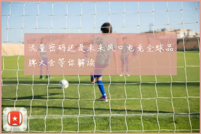 流量密码还是未来风口电竞全球品牌大会等你解读